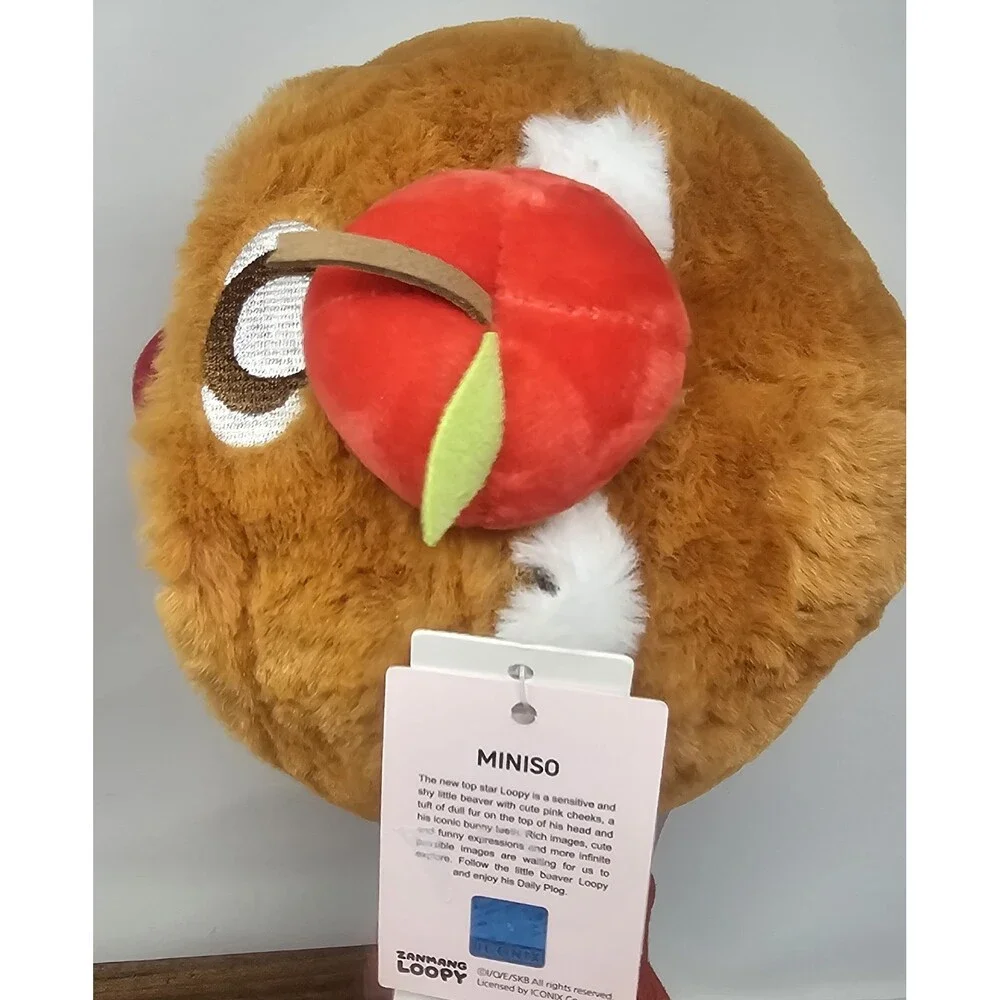 Miniso Zanmang Loopy 10" Tall Beaver In Capybara Costume Ages 0 and Up New Rare - Picture 5 of 7